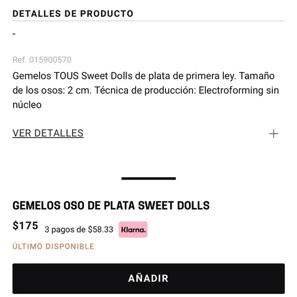 Tous Gemelos plata - Picture 4 of 6